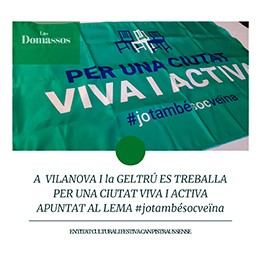 Pancartas para Ayuntamiento Vilanova y La Geltrú